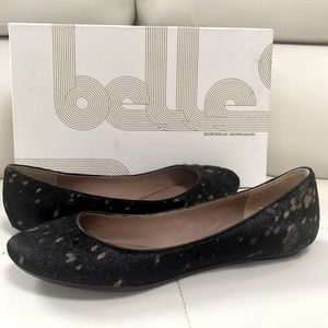 NEW Belle by Sigerson Morrison Calf Hair Ballet Flat, size 6.5
